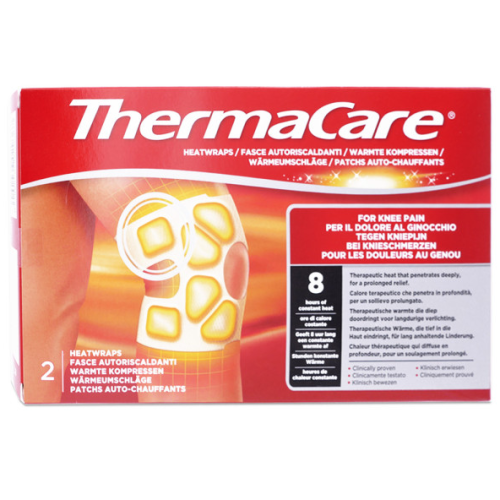 Thermacare Genou 2 Patchs Chaleur 8h Soulagement Douleurs - Pharma360