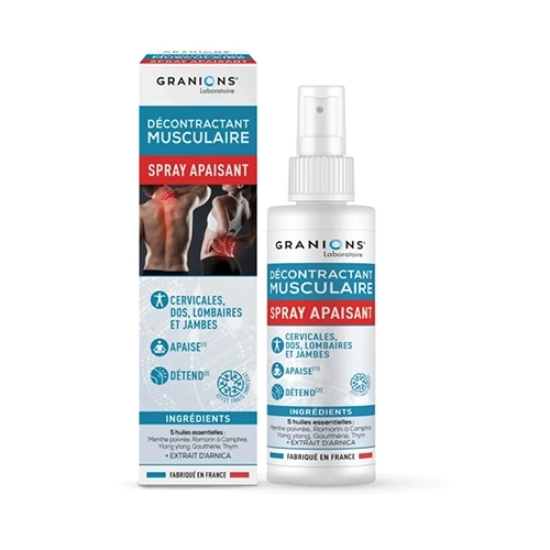 Granions Décontractant Musculaire Spray 100ml Apaisant pour Sportifs