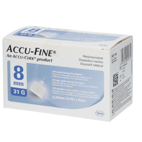 Accu-Chek Accu-Fine Aiguilles 100x Insuline Confort & Sécurité