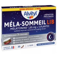 Alvityl Méla-Sommeil LIB 30 comprimés - Améliorez votre sommeil naturellement