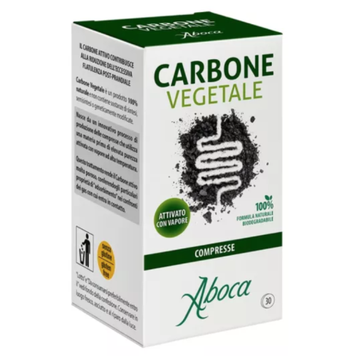 Aboca Charbon Végétal 30 comprimés Bien-être Digestif Parapharmacie