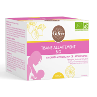 Gifrer Tisane Allaitement Bio 20 sachets Citron Stimulation Lactation