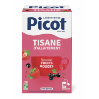 Picot Tisane Allaitement 20 sachets Fruits Rouges Production Lait