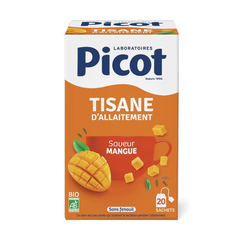 Picot Tisane d'Allaitement Bio 20 sachets Augmente la lactation