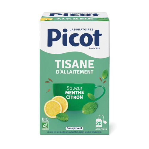 Picot Tisane Allaitement 20 sachets Bio Stimule Lait - Pharma360