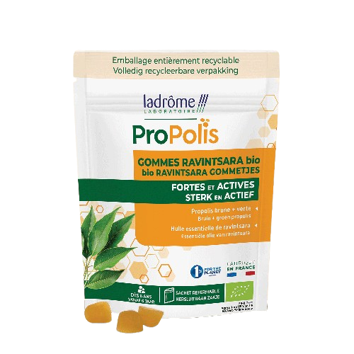 Ladrôme Gommes Propolis Ravintsara 45g Bien-être Gorge Bio Pharma360