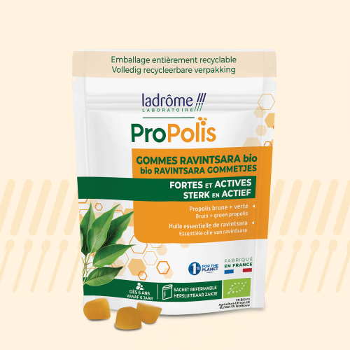 Ladrôme Gommes Propolis Ravintsara 45g Bien-être Gorge Bio Pharma360