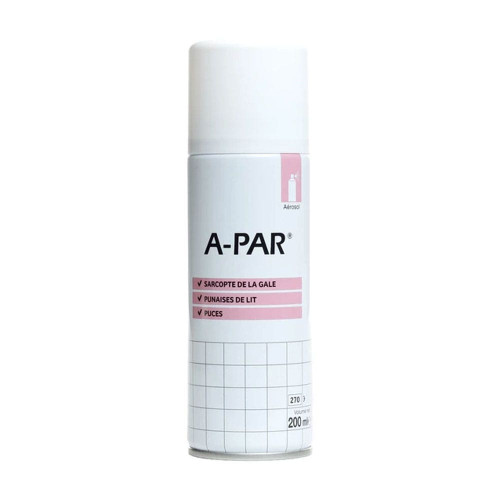 Perrigo A-Par Spray 200 ml Désinfectant Antiparasitaire Efficace