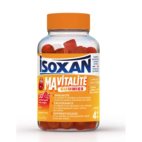 Isoxan MA Vitalité Gummies 30 gommes Boost Immunité Enfants-Ados
