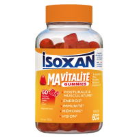 Isoxan MA Vitalité Gummies 60+ 60 gommes Énergie et Mémoire