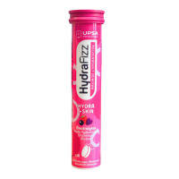 Comprimés UPSA HydraFizz : Énergie & Peau Hydratée en 16 Doses