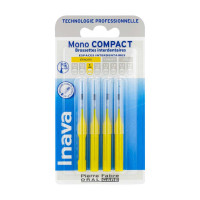 INAVA Mono Compact 1mm ISO2 - 4 Brossettes pour Plaque Dentaire