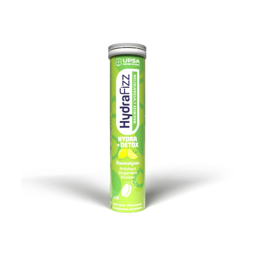 UPSA HydraFizz 16 comprimés Effervescents Hydratation Optimale