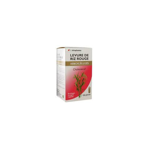 ARKOPHARMA Arkogélules Levure Riz Rouge 150 Gélules ARKOPHARMA Arkogélules Levure Riz Rouge 150 Gélules