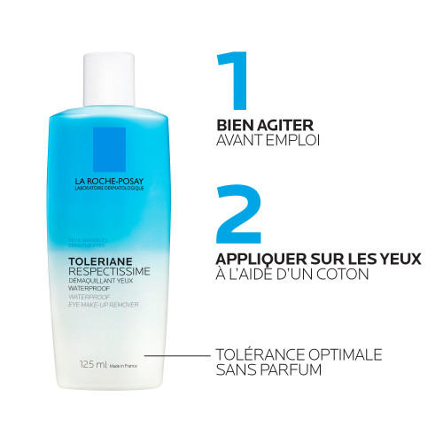 La Roche-Posay Respectissime Démaquillant Yeux Waterproof 2x125ml Douceur