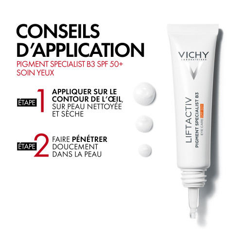 Vichy Liftactiv Yeux SPF 50+ 15ml Anti-taches et Cernes - Pharma360
