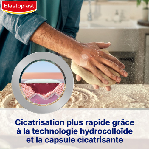 Elastoplast Second Skin 6 pansements Cicatrisation rapide Pharma360