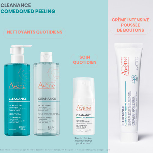 CLEANANCE COMEDOMED PEELING Crème Intensive Poussées de Boutons Visage, Peaux à Tendance Acnéique 40 ml