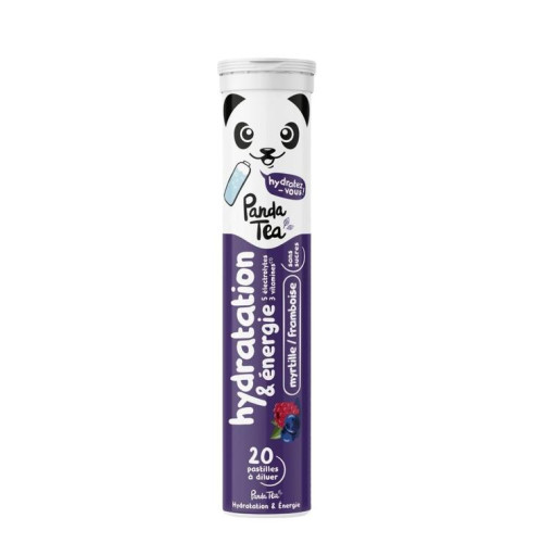 Panda Tea Pastilles Hydratation 20 unités Énergie Boost Parapharmacie