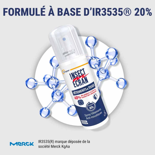 CINQ SUR CINQ Spray Vêtements 100mL - Protection Moustiques