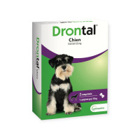 BAYER Drontal Vermifuge Chien 2 Comprimés, Protection Totale