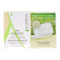 Aderma Pain Surgras 2x100g - Hygiène douce et hydratante