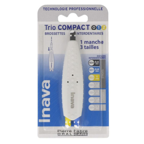Inava Brossettes Interdentaires Trio Compact Nettoyage Optimal Pharma360