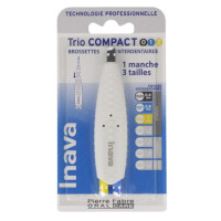 Inava Brossettes Interdentaires Trio Compact Nettoyage Optimal Pharma360