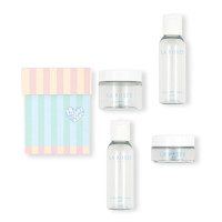 Kit Voyage LA ROSÉE : 2 pots + 2 flacons écologiques
