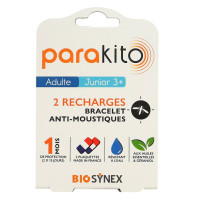Parakito Recharges Bracelet Anti-Moustique 1 Boite Protection Efficace