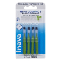 INAVA Mono Compact 4 Brossettes ISO6 2.2mm - Nettoyage Efficace