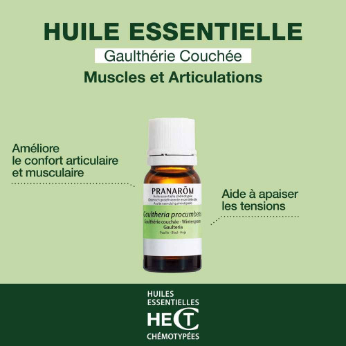 PRANAROM Gaulthérie Couchée 10ml - Soulage Articulations