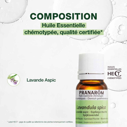 Huile Essentielle Lavande Aspic 10 ml