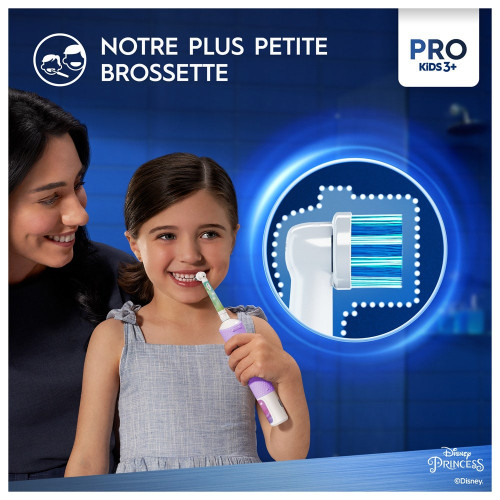 Vitality Pro Kids 3+ Princess Brosse à dents électrique Enfants