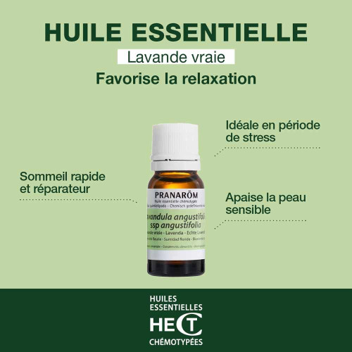 Huile Essentielle Lavande Vraie (Lavandula angustifolia) 10 ml