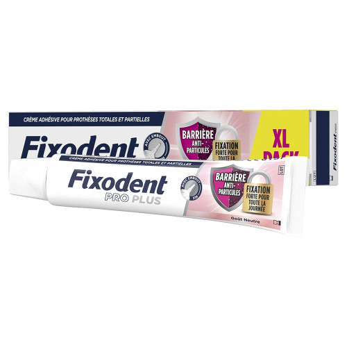 Fixodent Pro Plus Crème Adhésive 57g Barrière Anti-Particules Confort