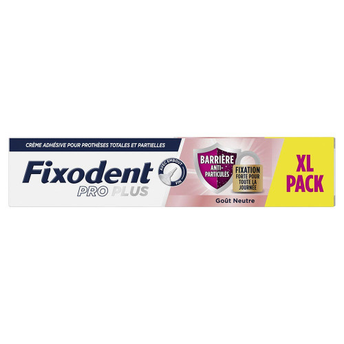 Fixodent Pro Plus Crème Adhésive 57g Barrière Anti-Particules Confort