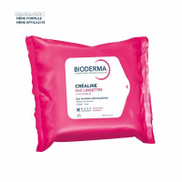 Bioderma Créaline H2O Lingettes 25 Nettoyage Doux et Efficace