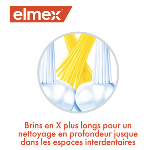 Elmex Junior Brosse à Dents 6-12 Ans Prise Ergonomique Souple Pharma360