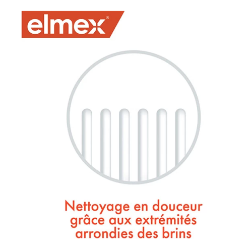 Elmex Junior Brosse à Dents 6-12 Ans Prise Ergonomique Souple Pharma360