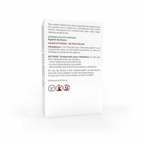 Arkopharma Activox Comprimés Inhalation | Libère voies respiratoires