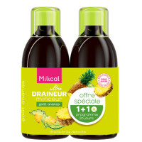 Milical Ultra Draineur Minceur 2x500ml Drainage Detox Ananas