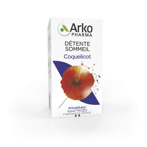 Arkopharma Arkogélules Coquelicot 45g - Sommeil et Détente