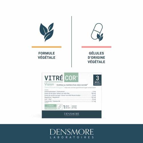 Densmore Vitrecor 90 Gélules - Lutte Mouches Volantes