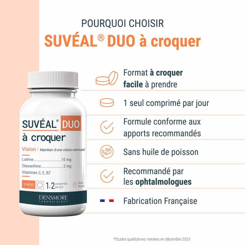 DENSMORE Suveal Duo 90 Comprimés - Vision Normale Quotidienne