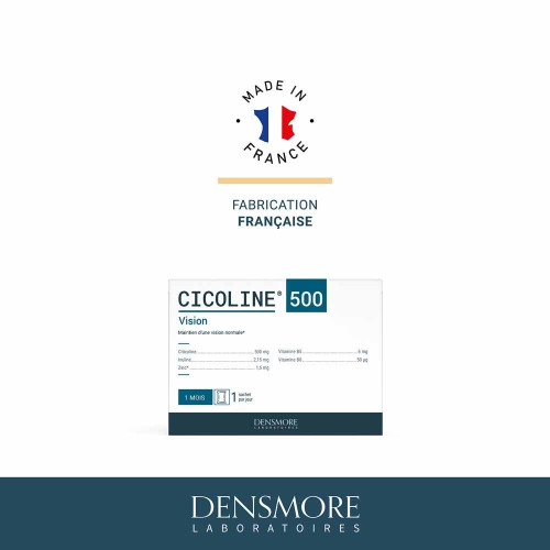 Densmore Cicoline 500 - 30 Sachets pour Vision et Mémoire