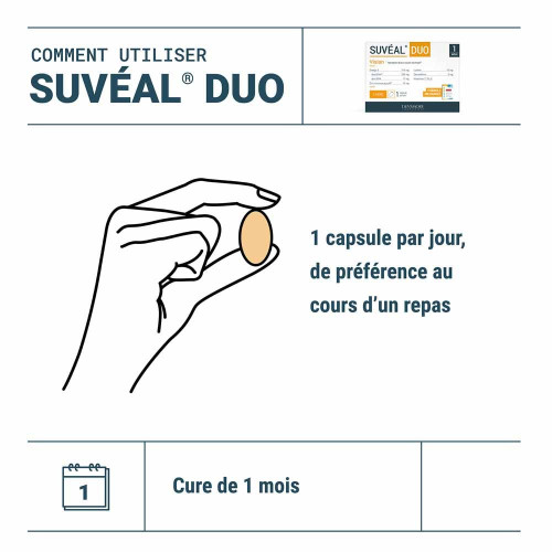 Suvéal Duo Capsules Concentrées 30 Capsules