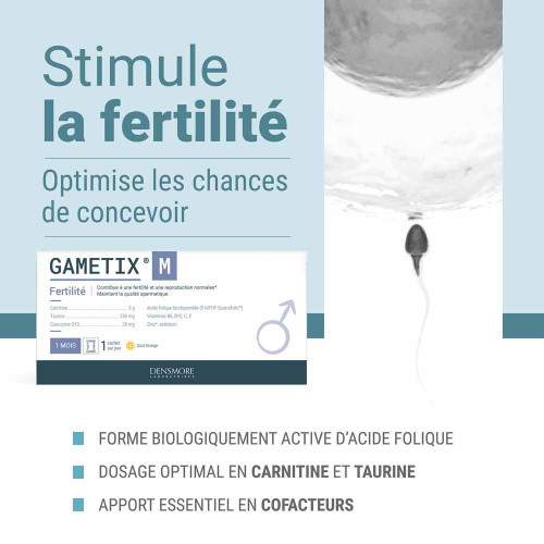 Densmore Gametix M 30 Sachets - Boost Fertilité Masculine