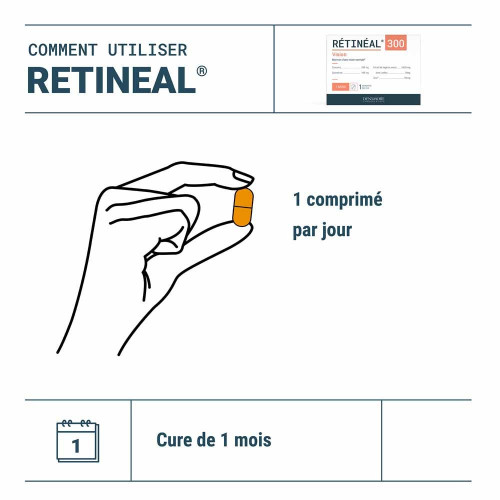 Densmore Retineal 30 Comprimés - Vision Saine avec Zinc