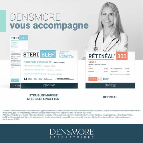 Densmore Retineal 30 Comprimés - Vision Saine avec Zinc